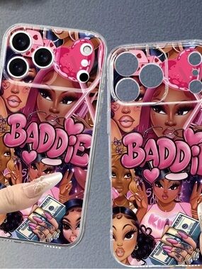 Baddie Pink Graphic Phone Case for iPhone 17